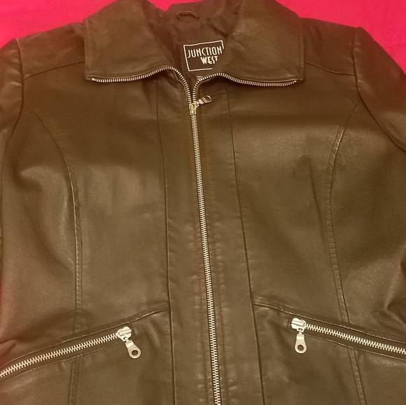 Junction West womens 100% leather jacket - Picture 3 of 6